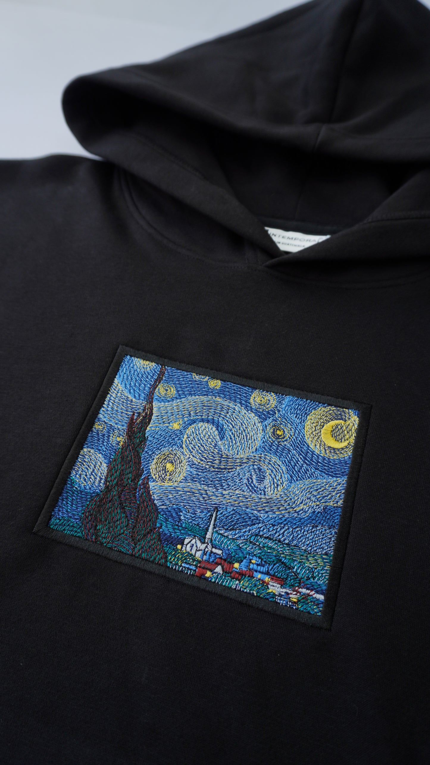 Sudadera Capucha Bordado - La Noche Estrellada - Unisex